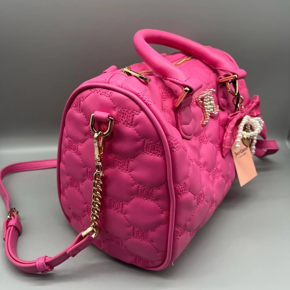 Juicy couture tie the knot satchel purse